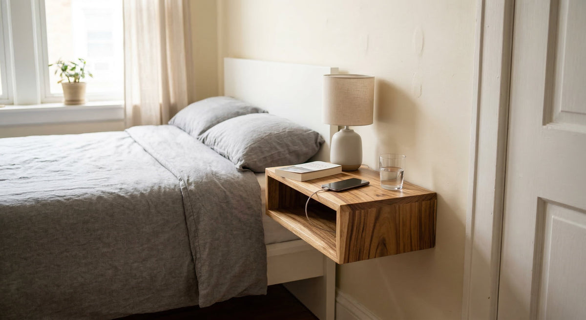 benefits-of-floating bedside tables