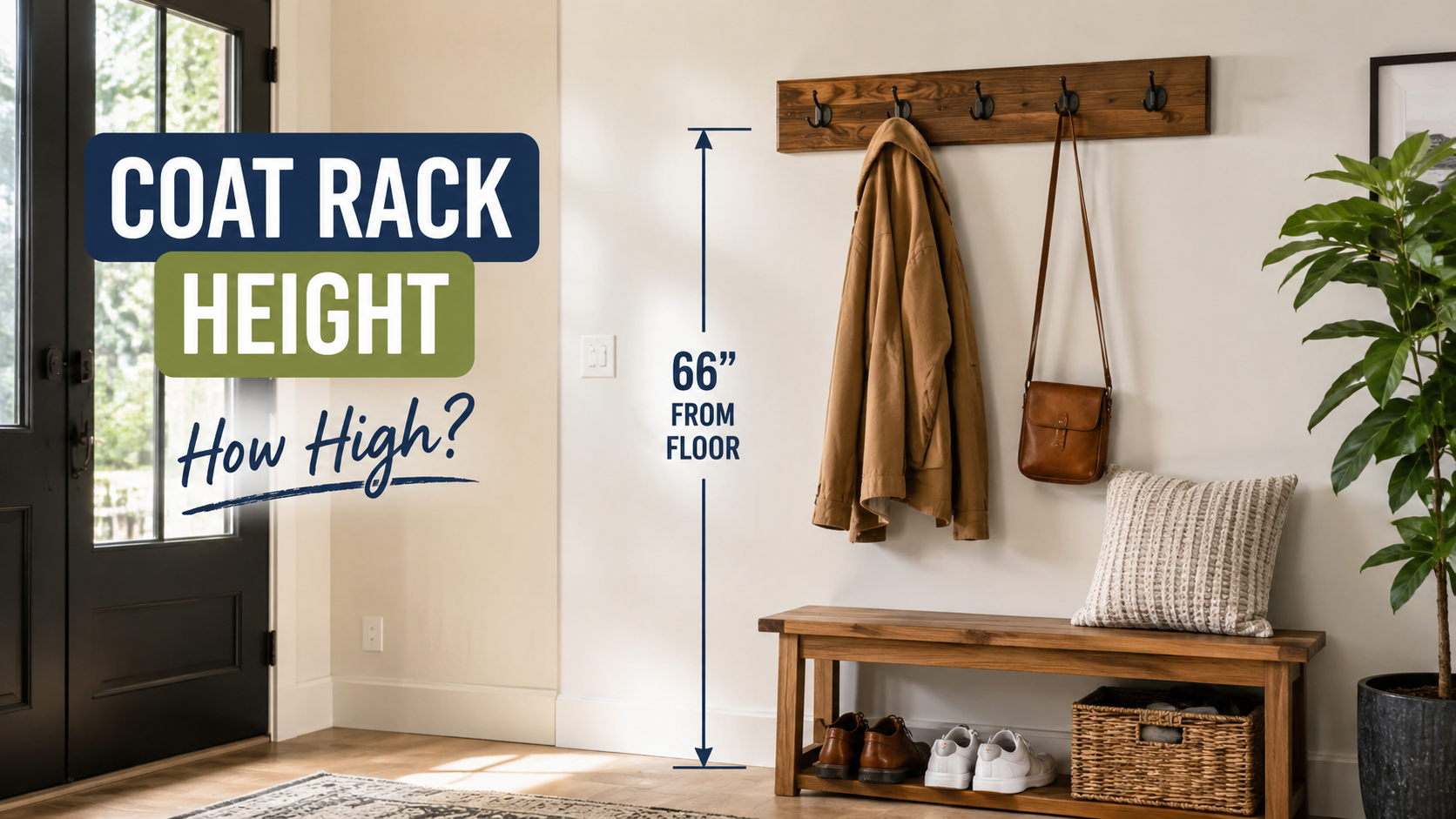 How High to Hang a Coat Rack on the Wall - Best Guide