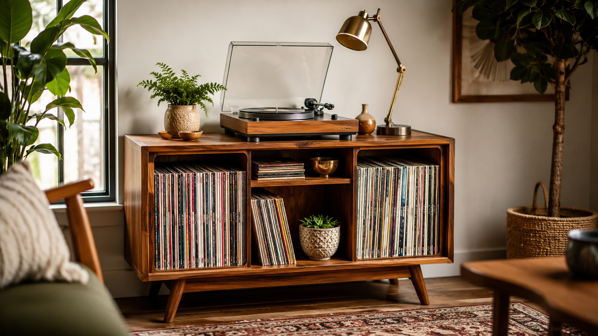 Record Player Stand and Vinyl Storage: Ideas for Every Space and Style