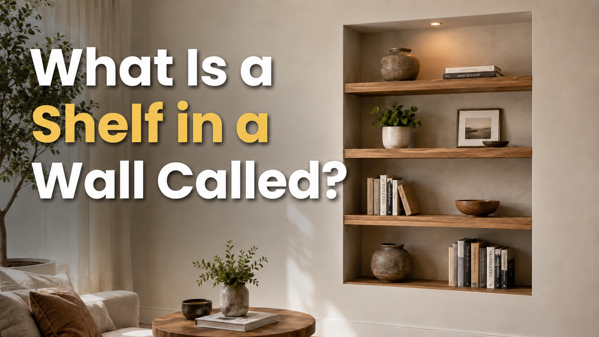 What Is a Shelf in a Wall Called? How Each One Works