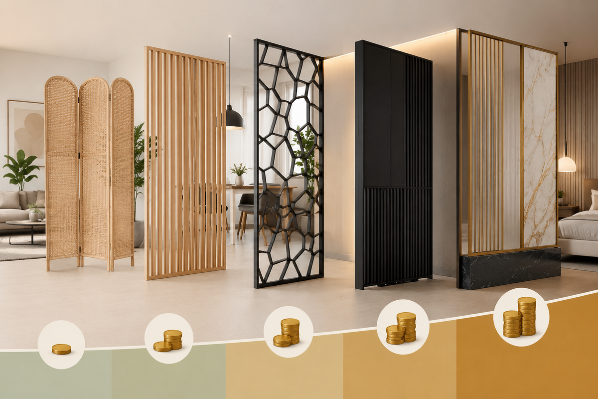 Price Range and Budget for Room Dividers: What to Expect