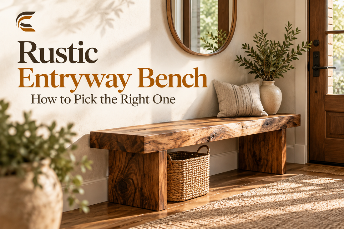 Rustic Entryway Bench Inspiration