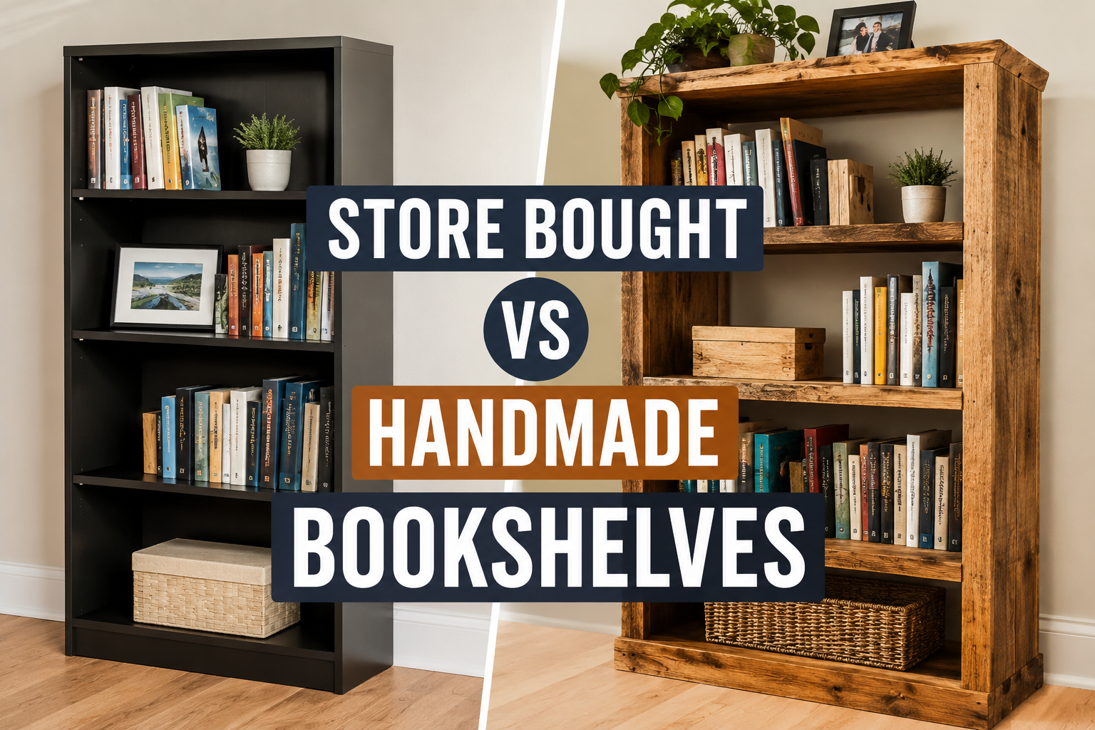 Store Bought vs Handmade Bookshelves: Which Is Better?