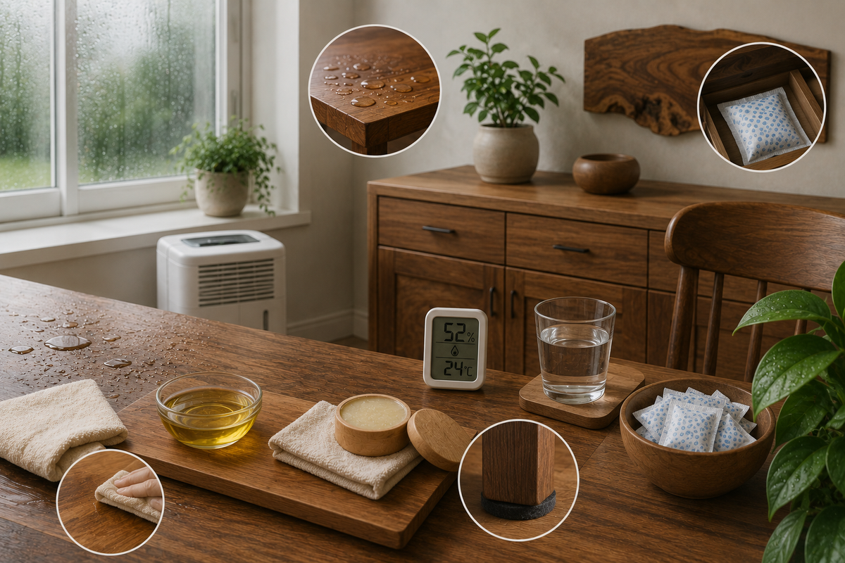 How to Protect Wood Furniture from Humidity and Moisture?
