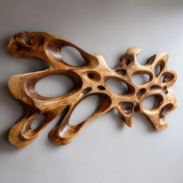 Carved Wood Wall Art
