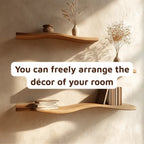 Curved Solid Wood Floating Shelves CTIWV25001