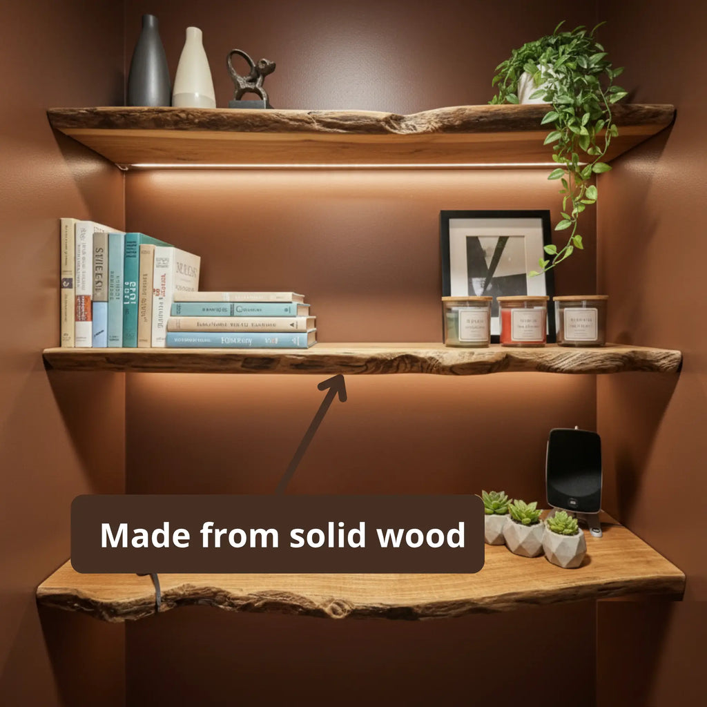 Floating Shelves Solid Wood Decor Home Gift CTIFL25011