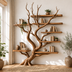 Live Edge Natural Tree Root Wall Shelf CTITB25007
