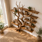 Live Edge Natural Tree Root Wall Shelf CTITB25007