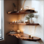Live Edge Wood Floating Shelf CTIFL25003