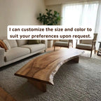 Minimalist Live Edge Suar Wood Low Coffee Table CTICF25004
