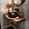 Natural Edge Live Edge Bathroom Vanity Countertop CTIBRV25002