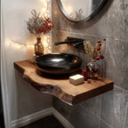 Natural Edge Live Edge Bathroom Vanity Countertop CTIBRV25002