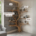 Natural Tree Shaped Corner Wall Bookshelf CTICB25001