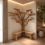 Organic Tree Shaped Bookshelf for Living Room CTICB25002