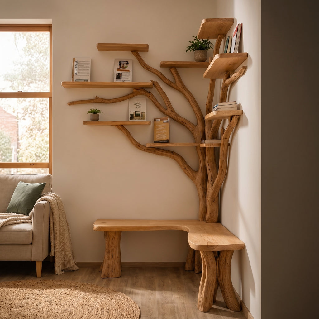 Organic Tree Shaped Bookshelf for Living Room CTICB25002