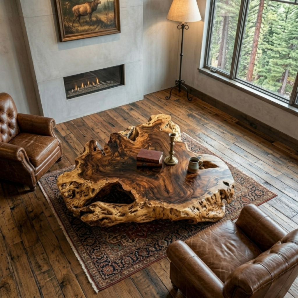 Root Coffee Tables for Nature Inspired Living Space Solid Wood CTICF25006