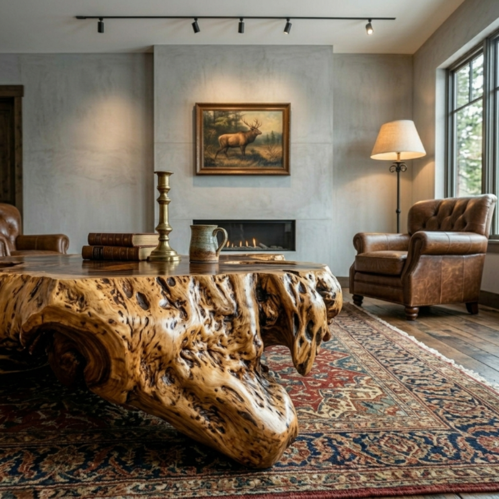 Root Coffee Tables for Nature Inspired Living Space Solid Wood CTICF25006