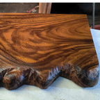 Rustic Live Edge Wood Vanity Top Natural Wavy Edge Bathroom Floating Shelf CTIBRV25003