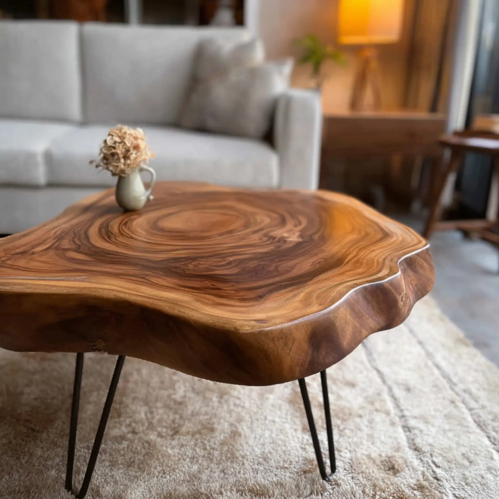 Rustic Solid Wood Coffee Table CTICF25002