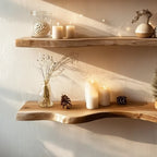 Wavy Natural Edge Floating Shelf CTIWV25002