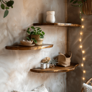 CTIFL25005 Live Edge Wooden Floating Shelves CTIFL25005