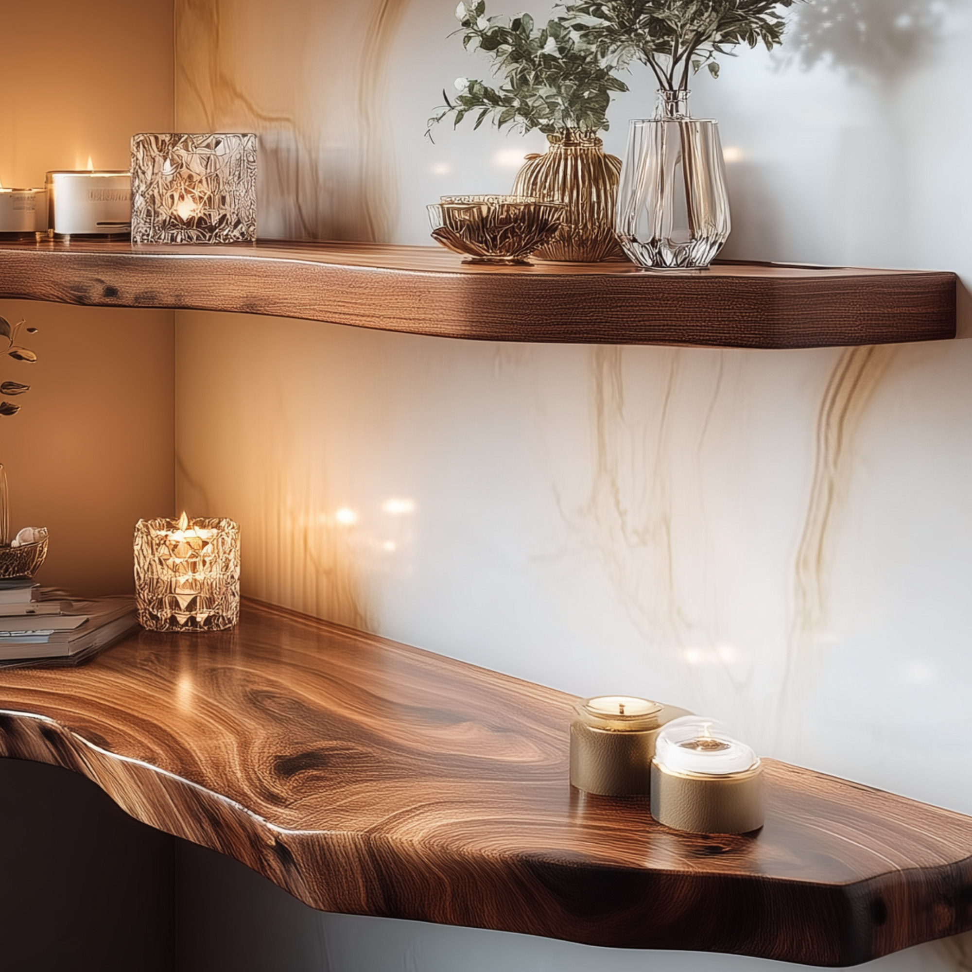 Live Edge Wood Floating Shelf CTIFL25003