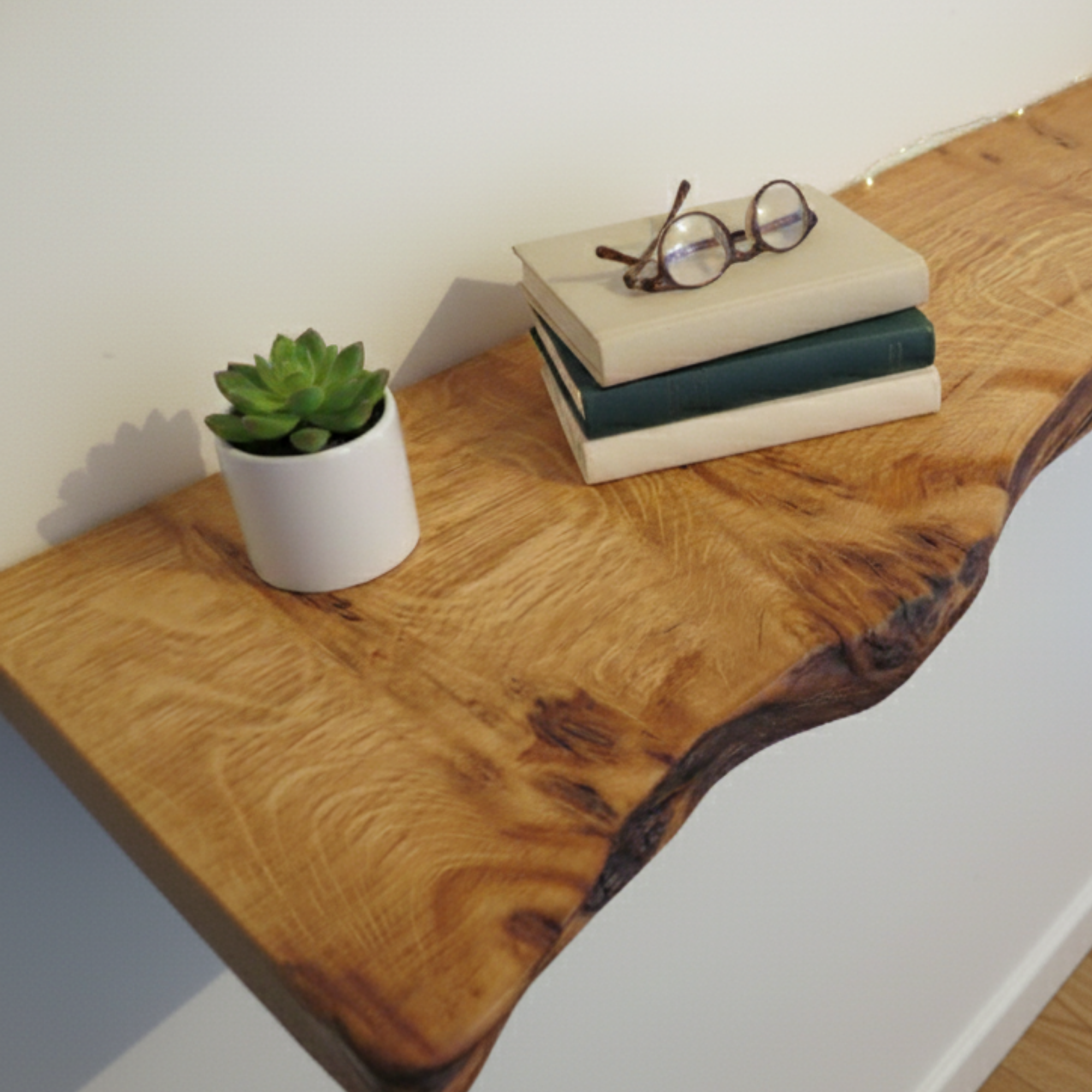 Long Classic Live Edge Floating Shelves TV Stand Living Room CTIFL25010